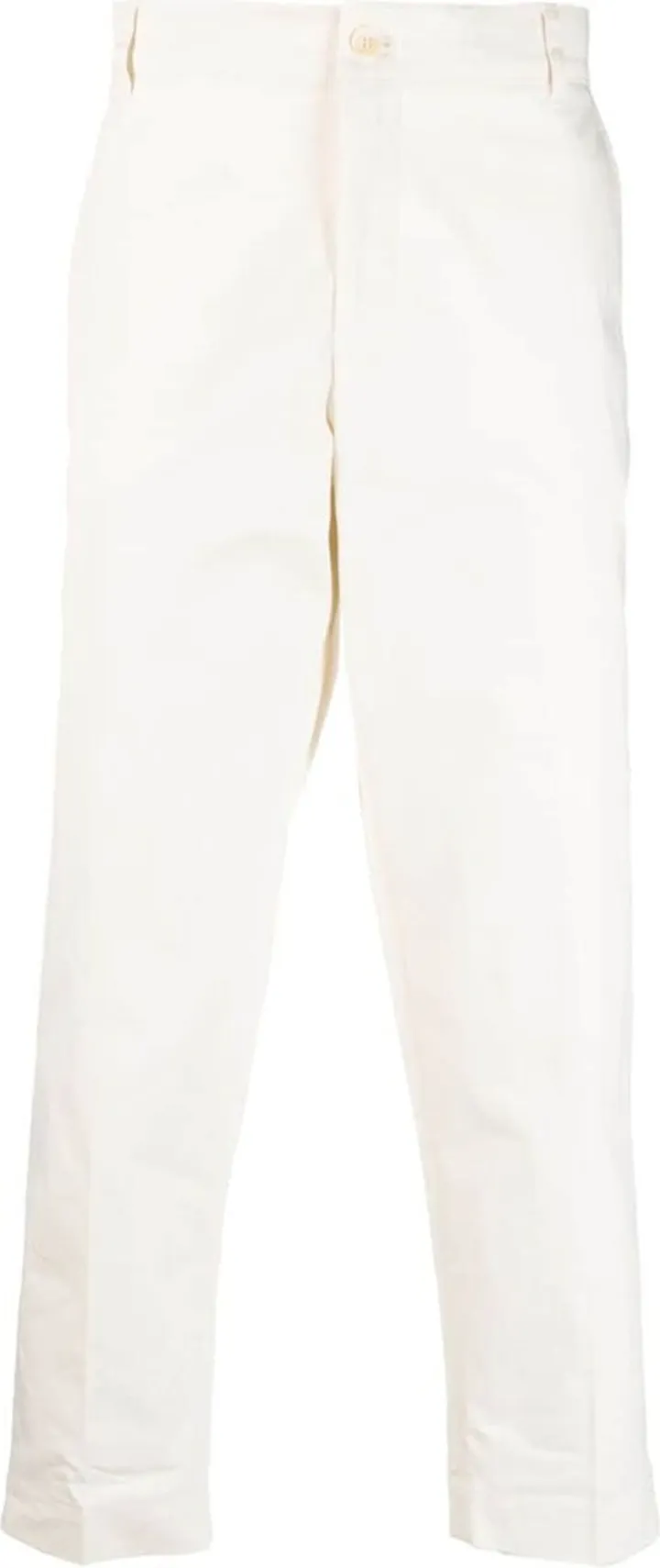 Cropped Cotton Trousers