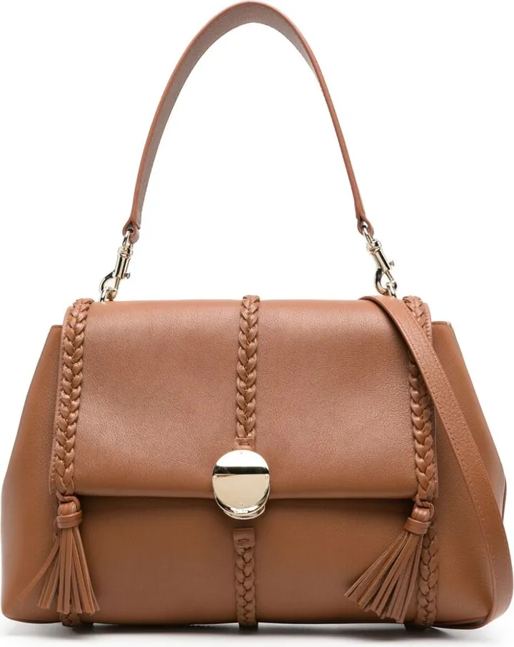 Penelope leather shoulder bag