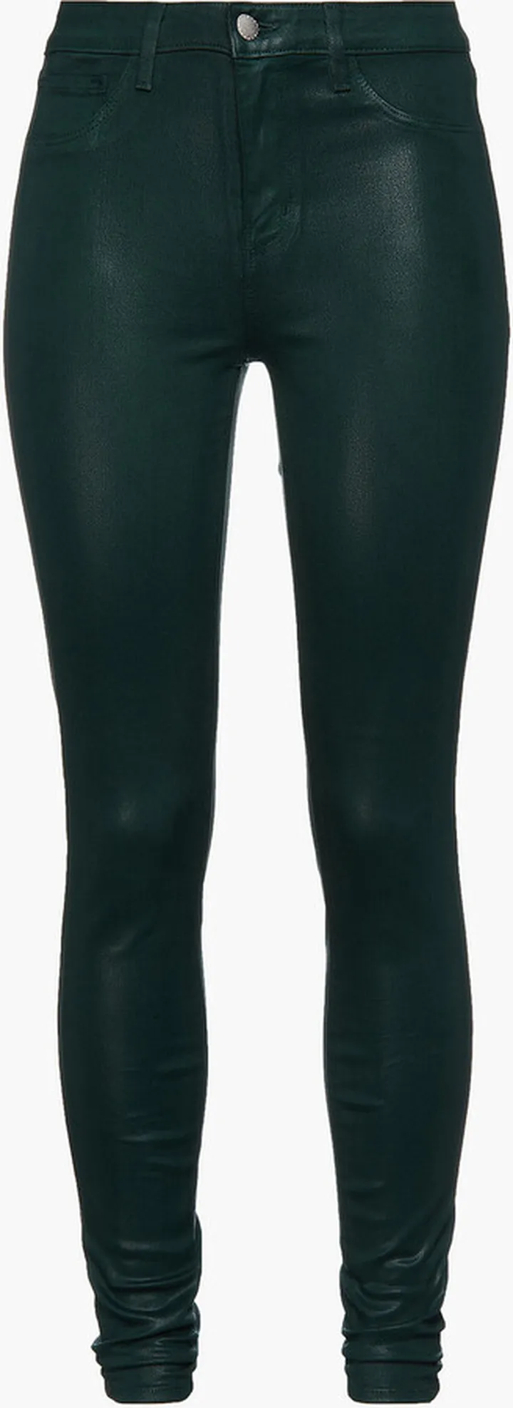 Margeurite coated high-rise skinny jeans