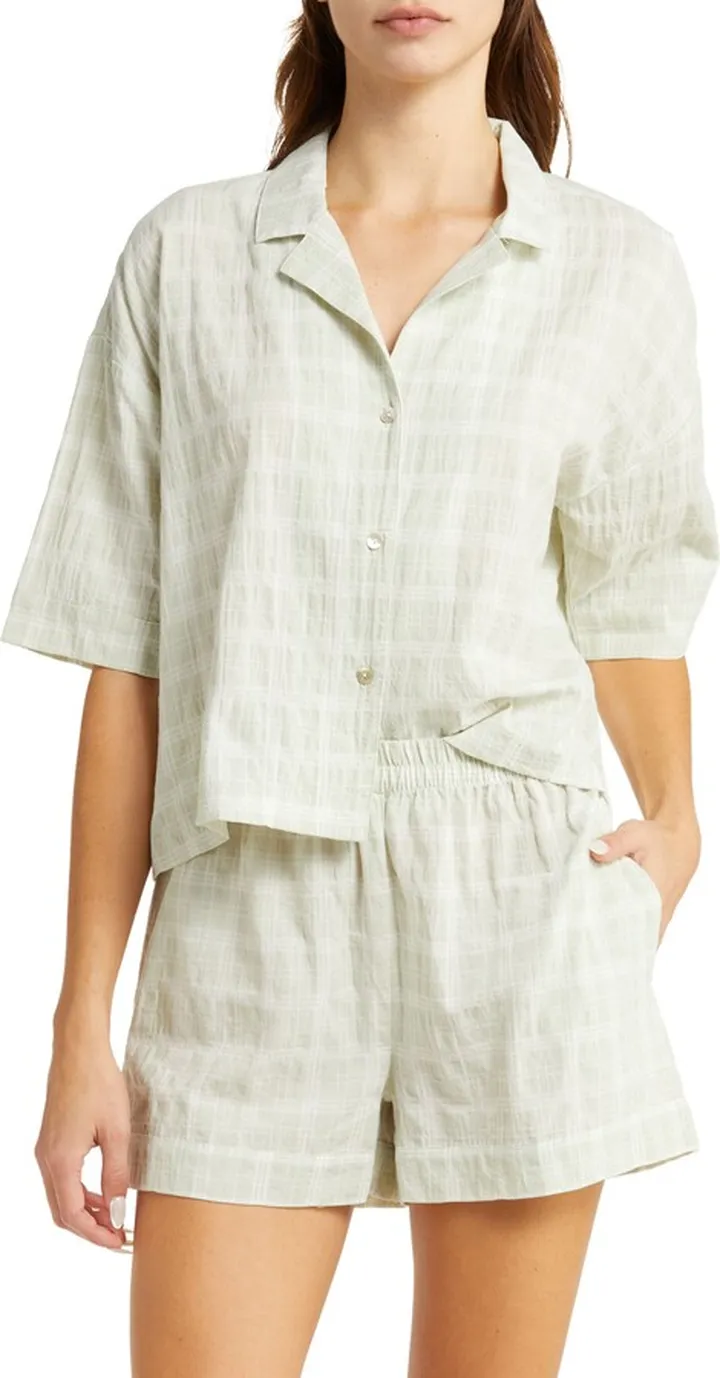 Margot Gingham Short Pajamas