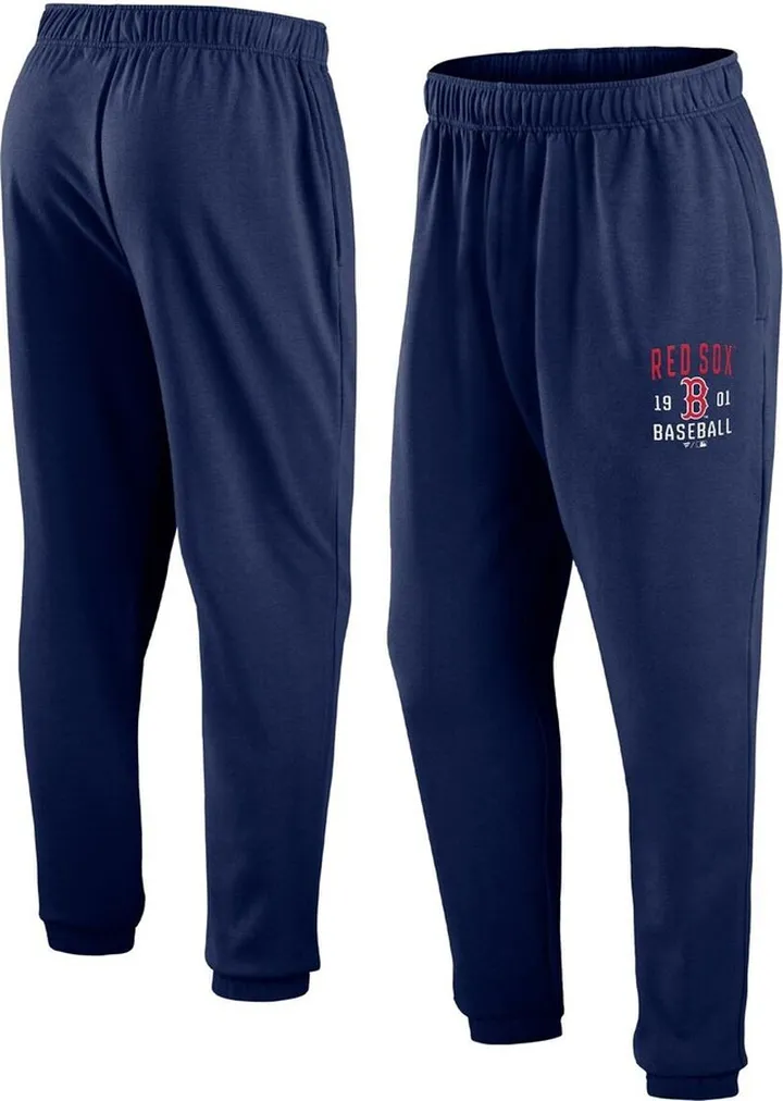 Men's Fanatics Branded Navy Boston Red Sox Go Overboard Fleece Sweatpants