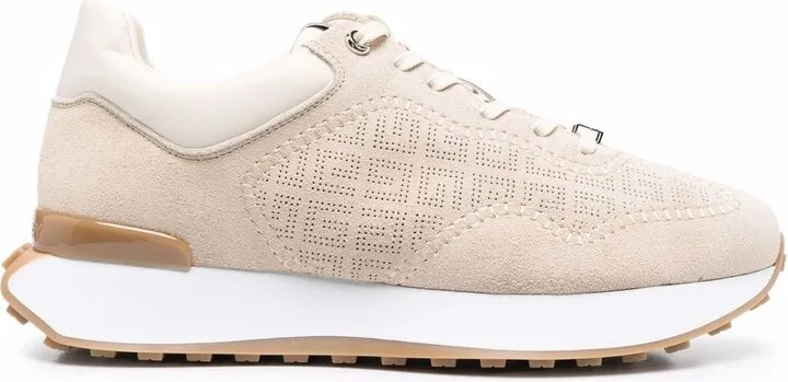 Perforated Low-Top Sneakers