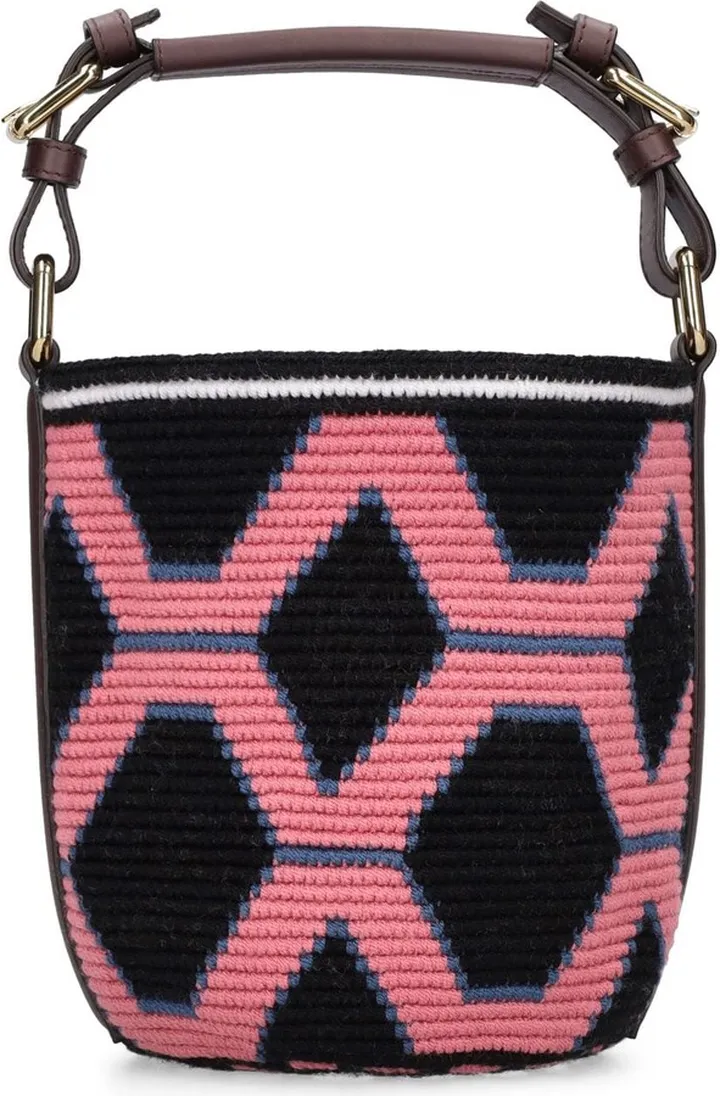 Wayuu hexagon small cotton bag