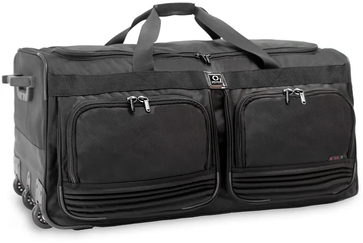 JWorld Brighton 140L Rolling Duffel Bag - Black