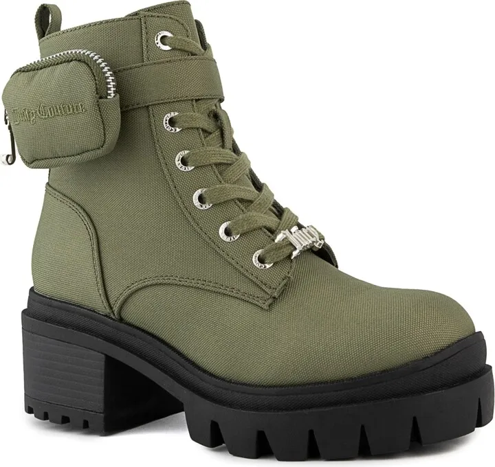 Juicy Couture Women's Quentin Combat Boots Women's Shoes