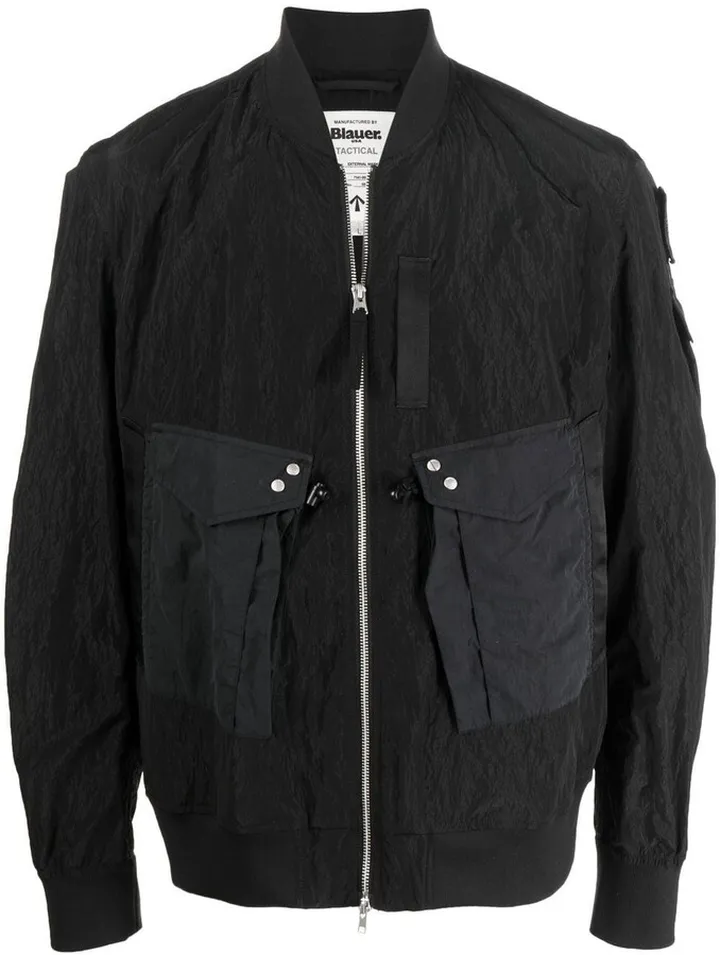 Flap-Pocket Bomber Jacket