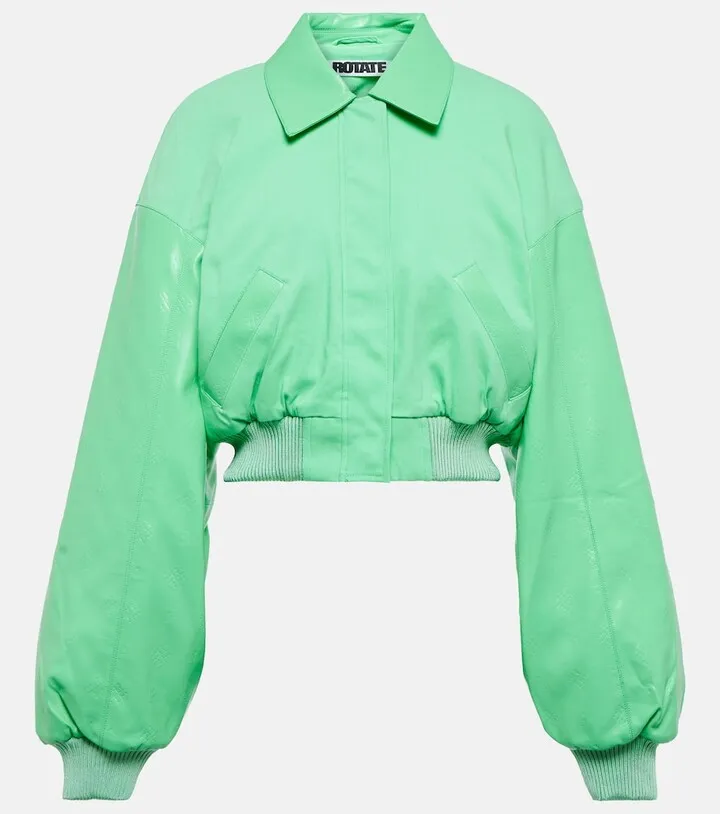 Brittany cropped bomber jacket