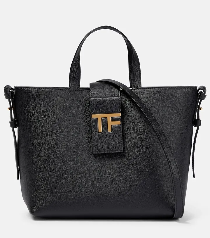 TF Mini leather tote bag