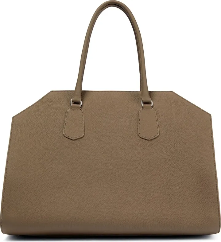 Geo Margeaux Large leather tote bag