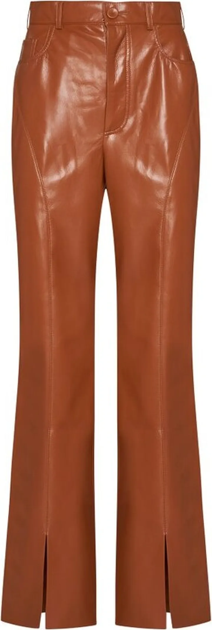 Nanushka Mid-Rise Straight-Leg Trousers