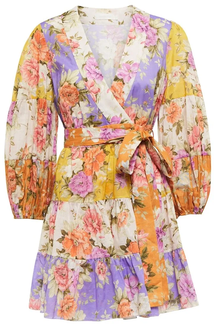 Pattie floral cotton minidress