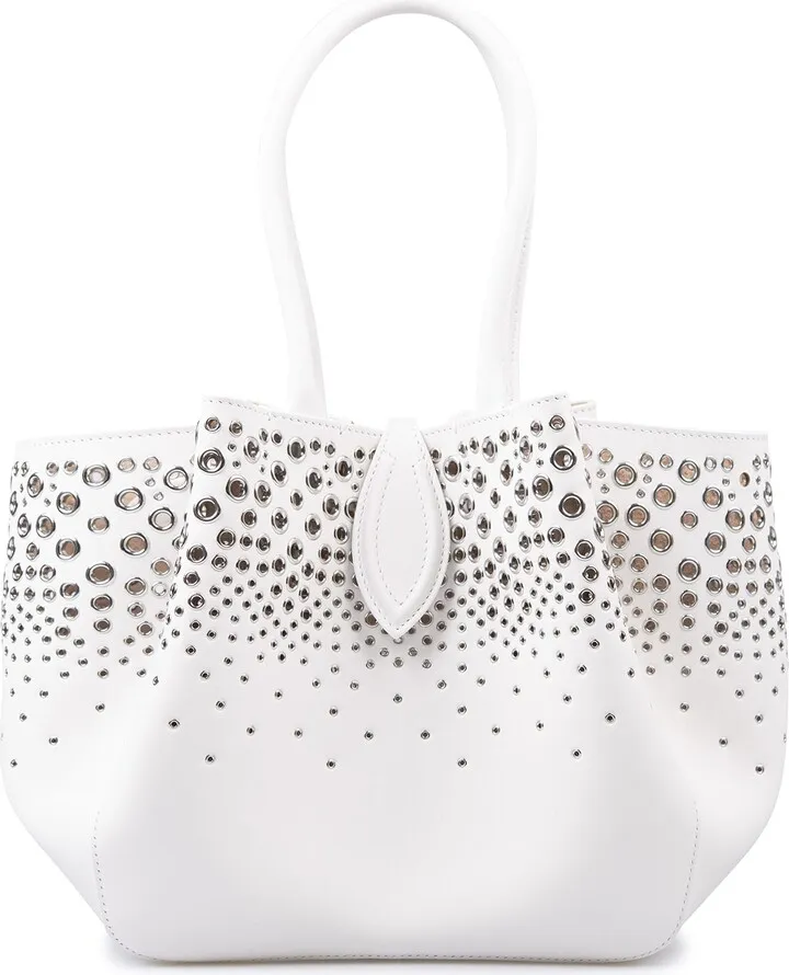 White Angele 25 Bag With Eyelets