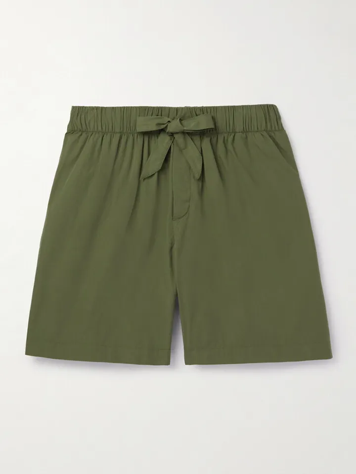 Organic Cotton-Poplin Pyjama Shorts