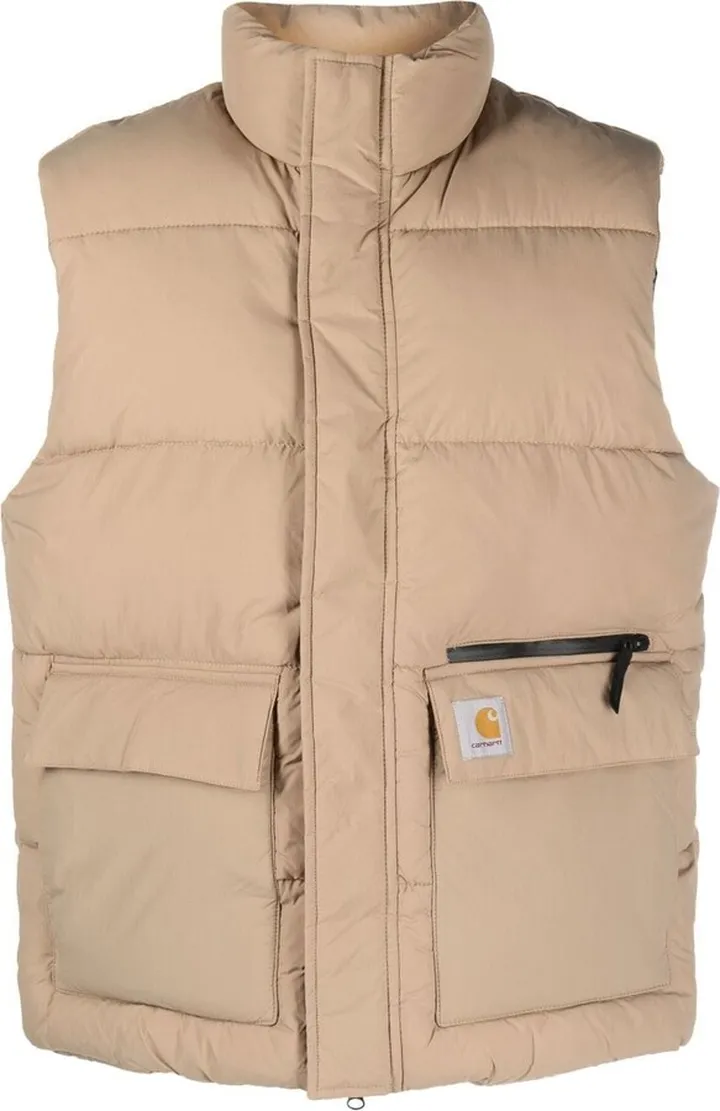 Logo-Patch Padded Gilet