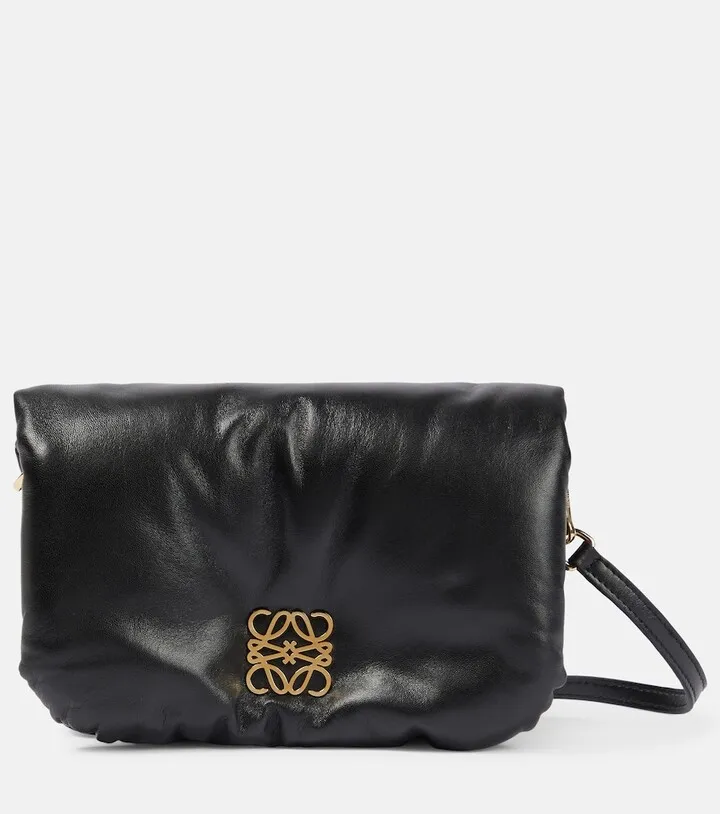 Goya Puffer Mini leather shoulder bag