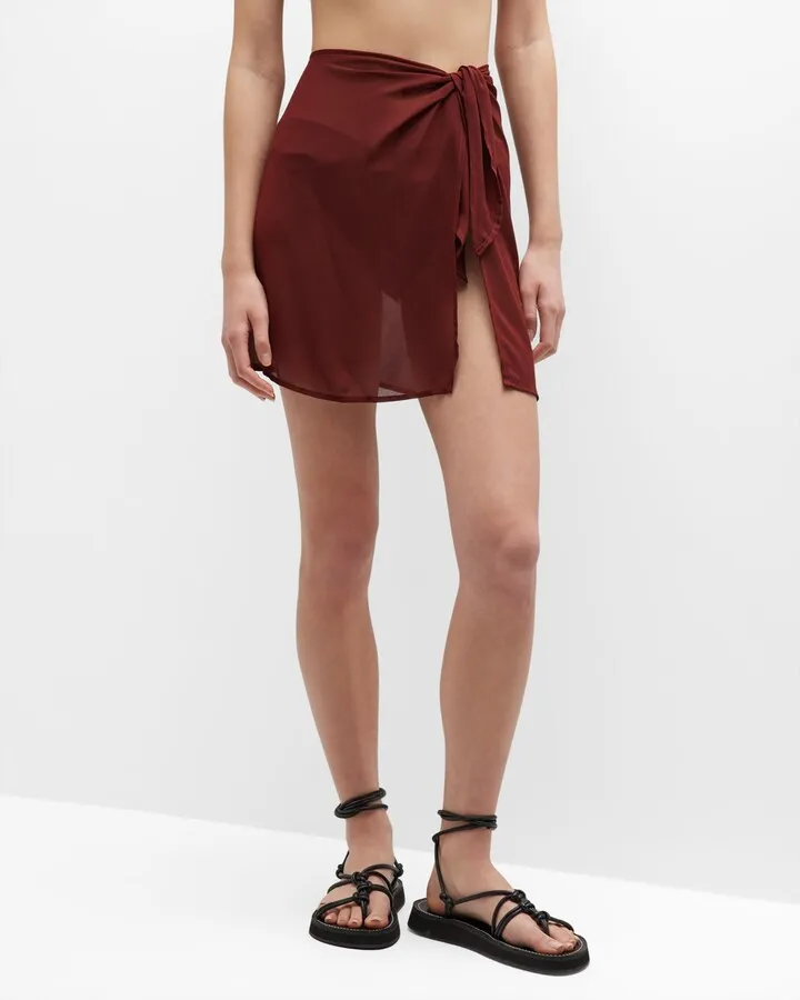 The Wrap Mini Skirt