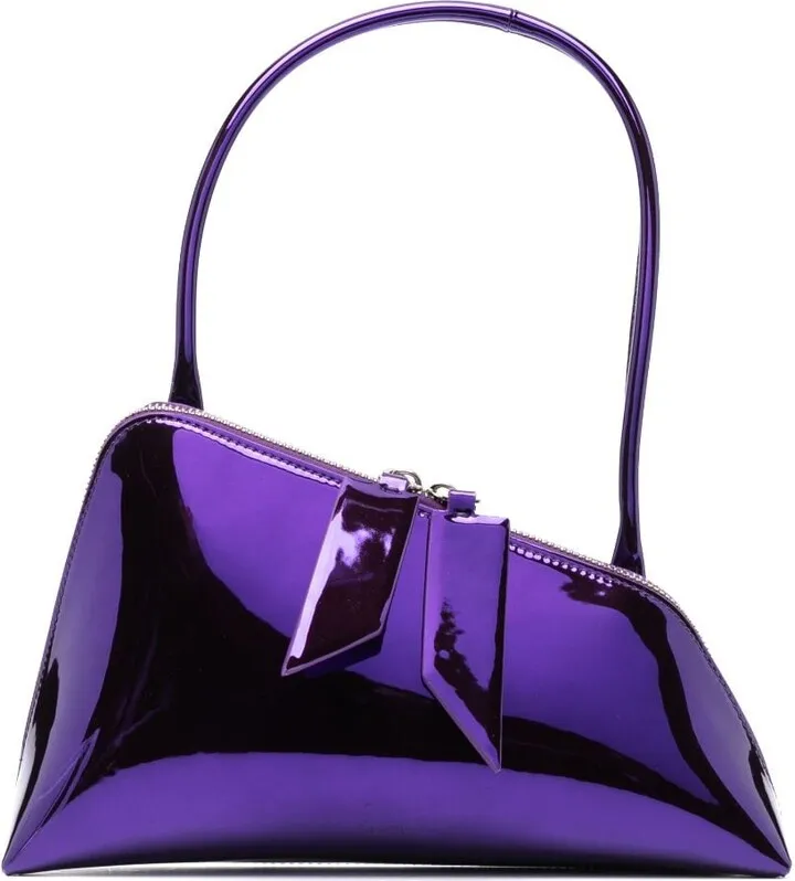 Sunrise faux-leather shoulder bag