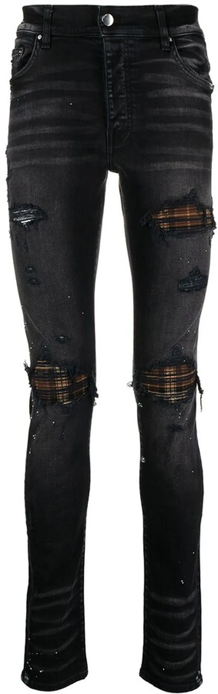 Ripped-Finish Skinny Jeans