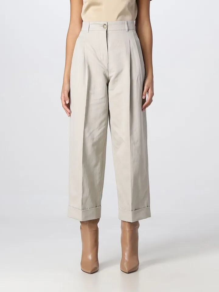 'S Max Mara Wide-Leg Cropped Trousers