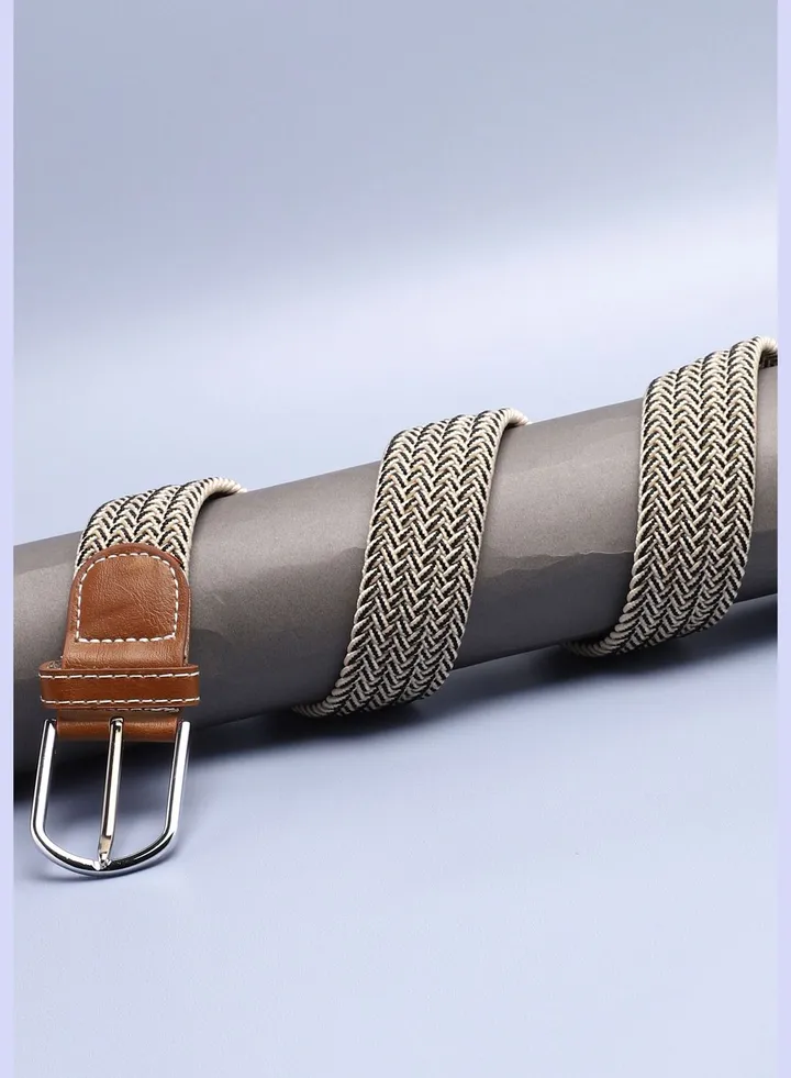 Casual Textured Fabric Waist Belt For Women