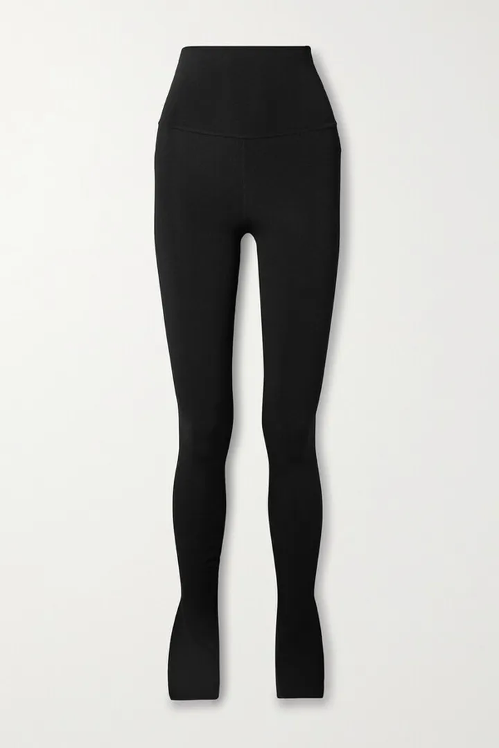 Khaite - Roonie Stretch-knit Skinny Pants - Black