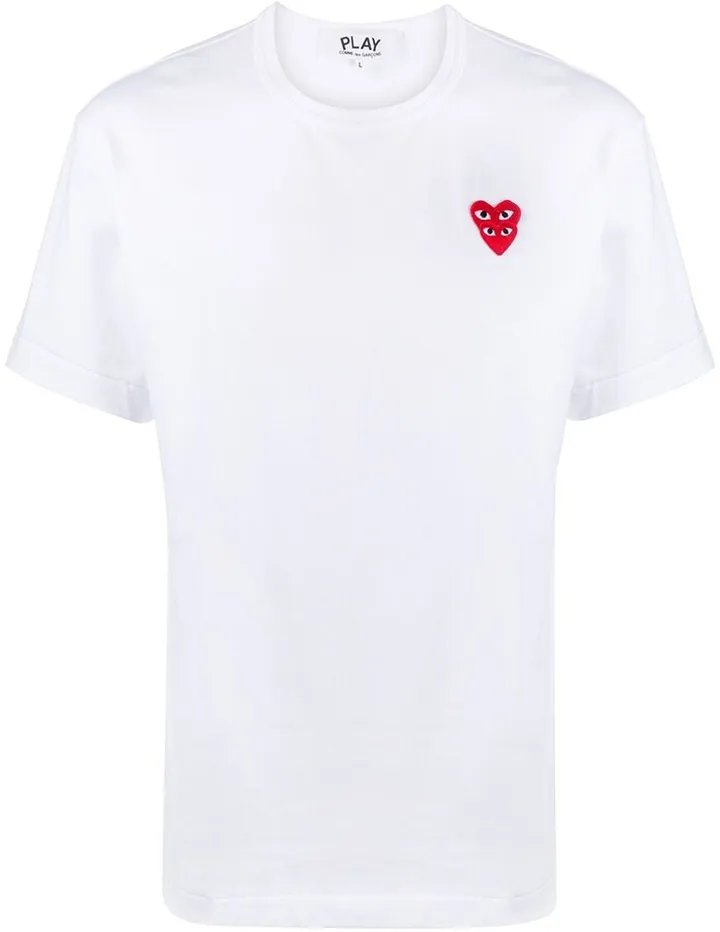 heart logo print T-shirt