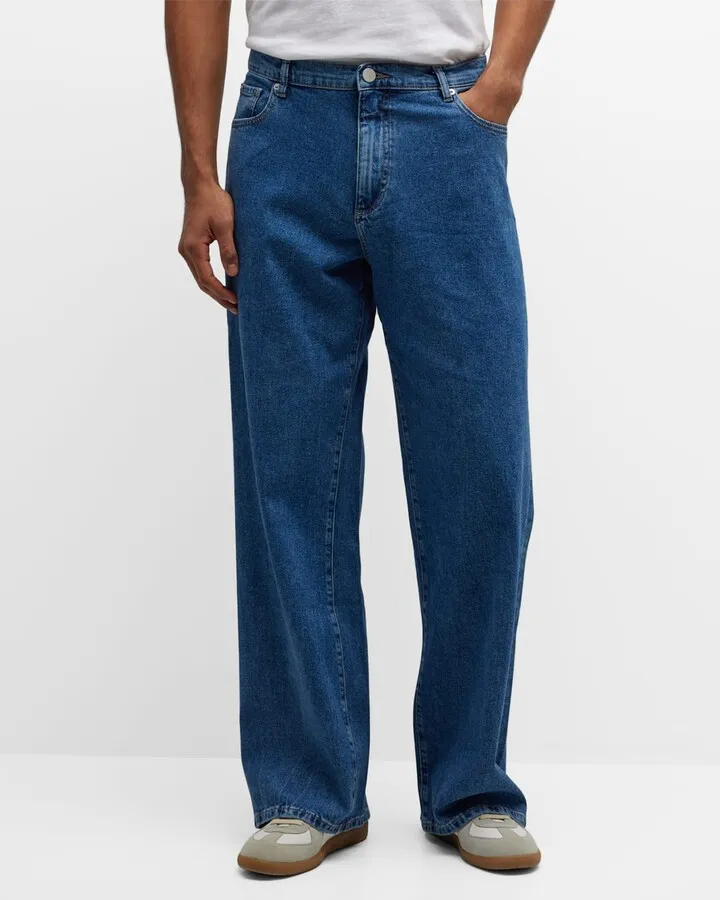 Men's Glen Wide-Leg Jeans