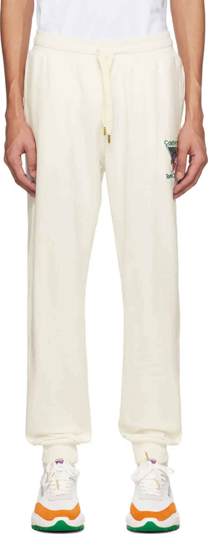 Casablanca Off-White 'Tennis Club' Icon Sweatpants