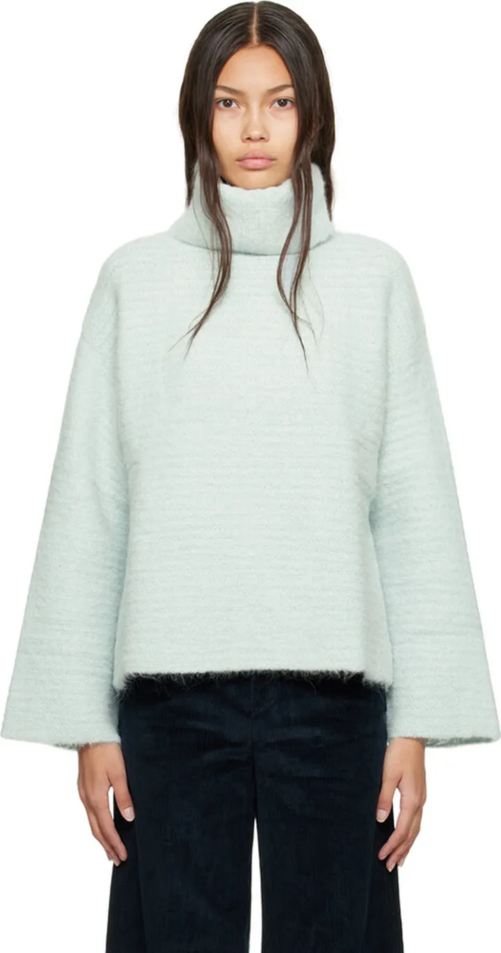 A.P.C. Green Tess Turtleneck