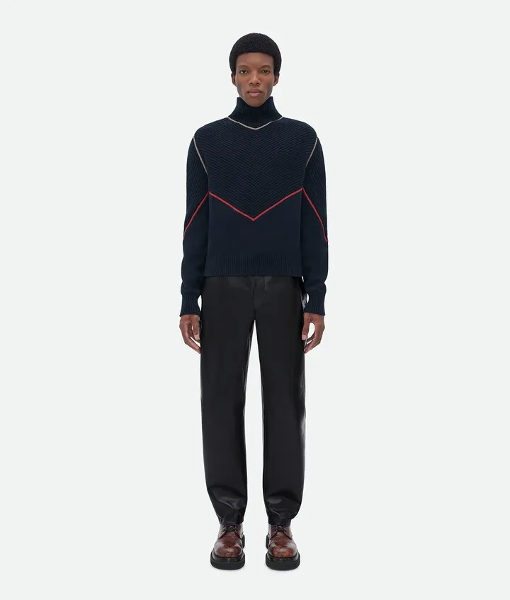 Wool Cashmere Overlock Jumper