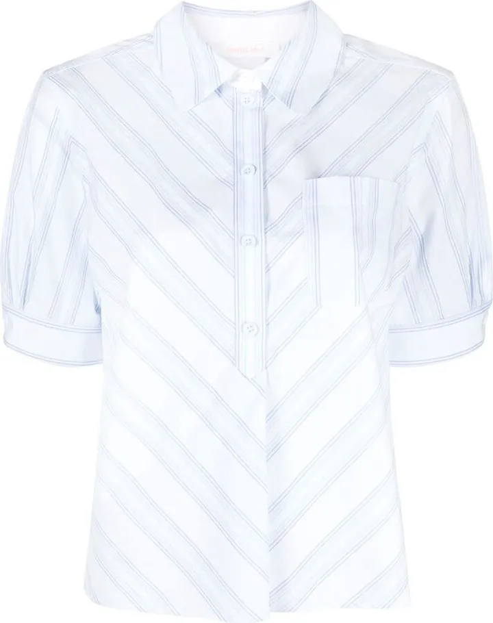 Striped Cotton Polo Shirt
