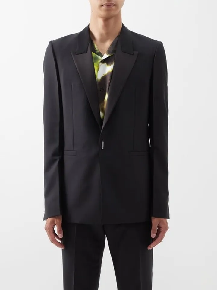 Wool And Mohair Tuxedo Jacket