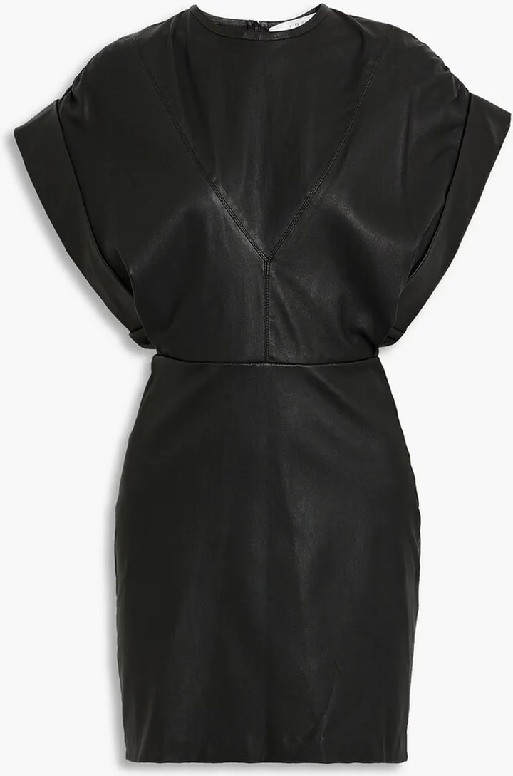 Ujin leather mini dress