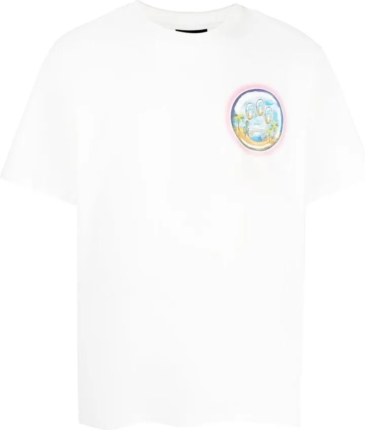 logo-print cotton T-shirt