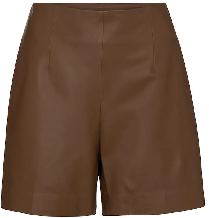 Leather shorts