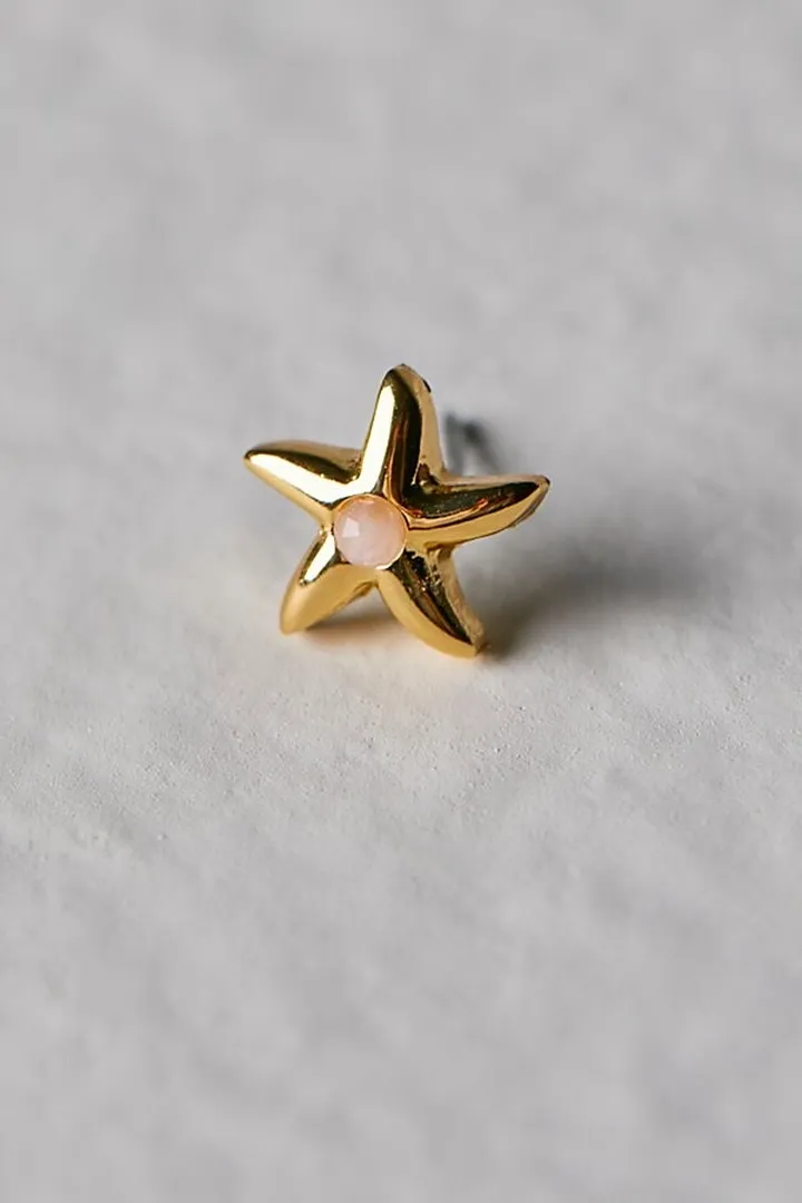 Starfish Gold Plated Stud by Free People