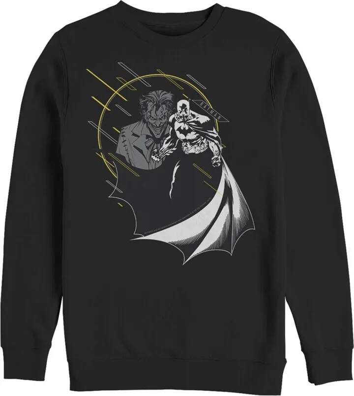 Men's Batman Caped Hero Sweatshirt - Black - 2X Large