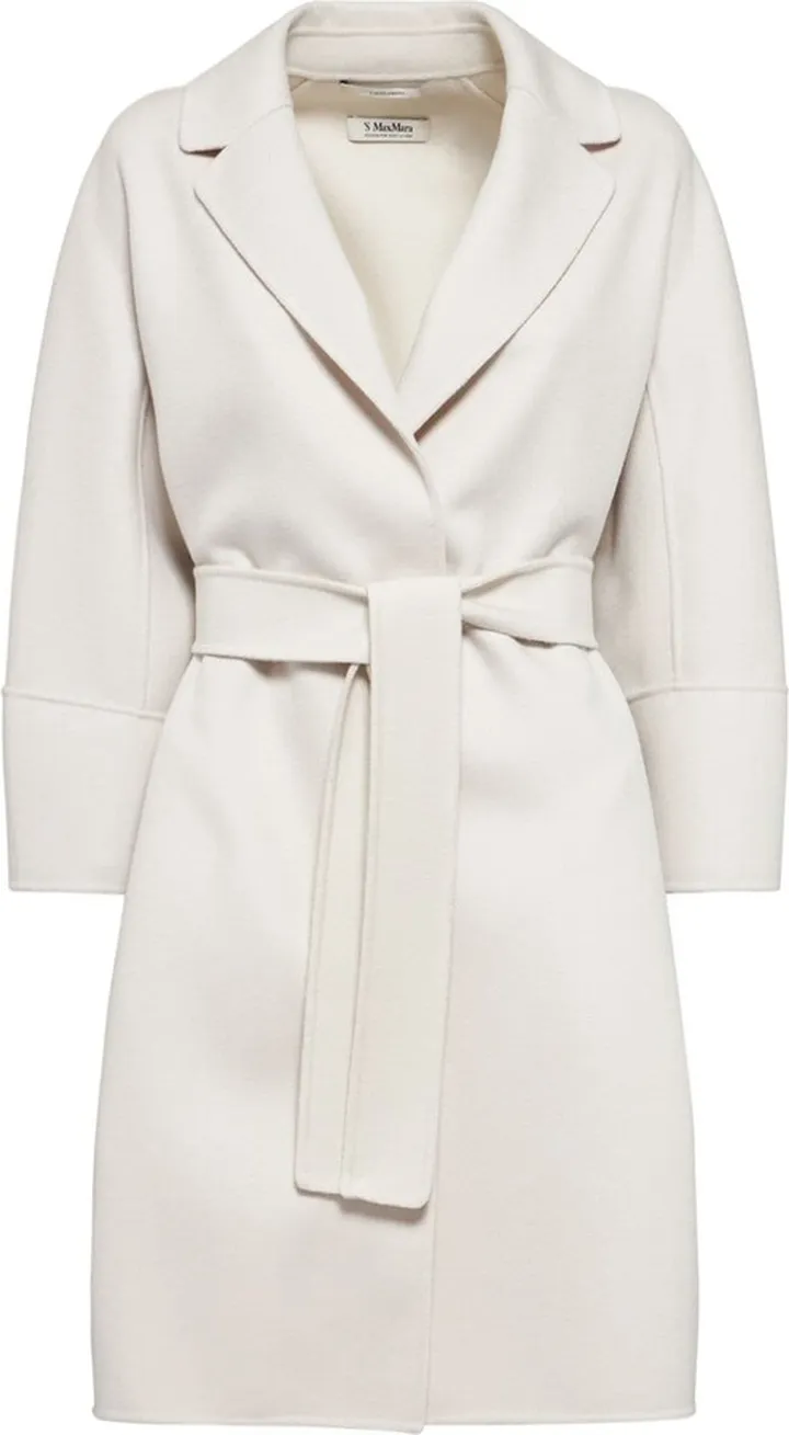 Arona belted double wool coat