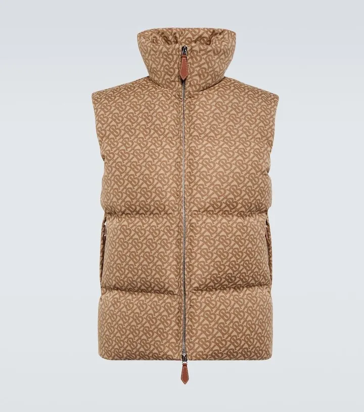 Padded logo vest