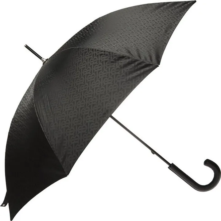 Burberry Monogram Print Curved-Handle Umbrella