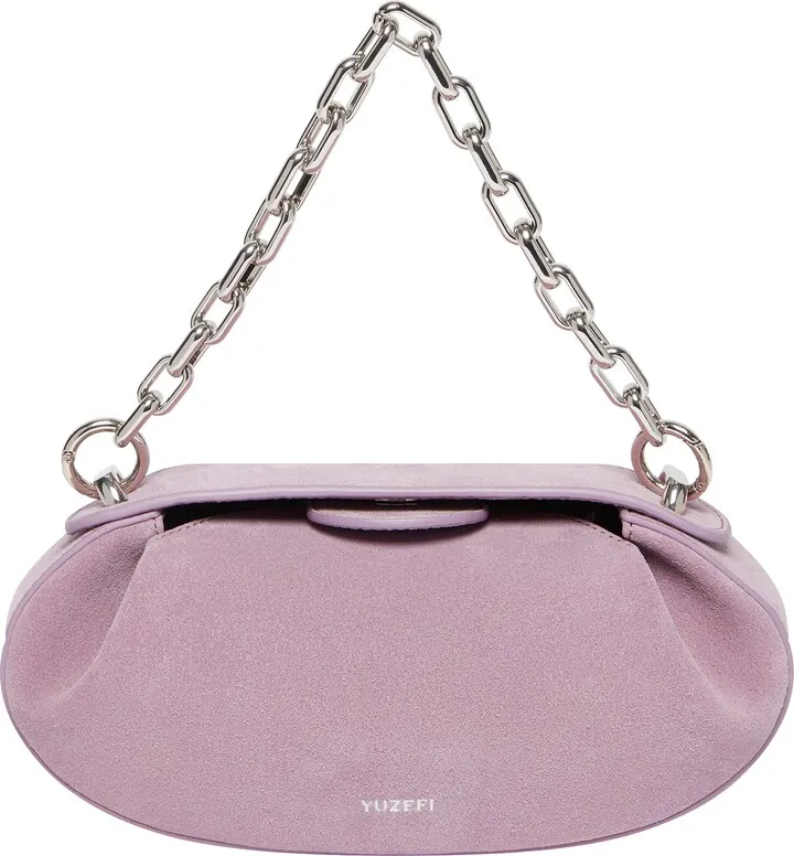 Dinner Roll Suede Bag