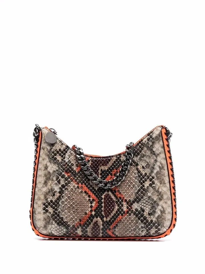 Falabella snakeskin-effect shoulder bag
