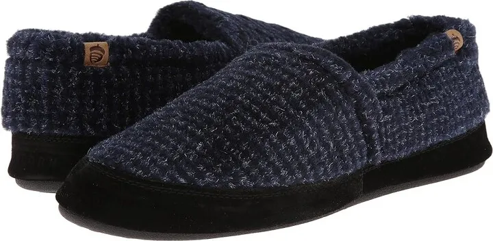 Acorn Acorn Moc (Blue Check) Men's Shoes