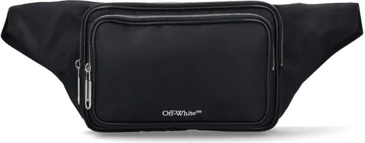Off-White Logo Printed Zip-Up Belt Bag
