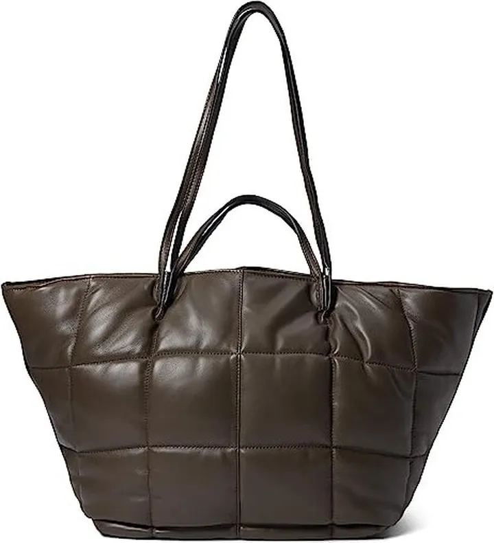 AllSaints Nadaline Quilt Tote (Olive) Bags