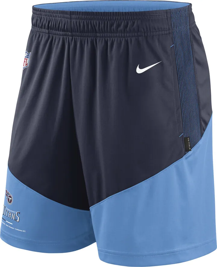 Nike Men's Dri-FIT Primary Lockup (NFL Tennessee Titans) Shorts in Blue
