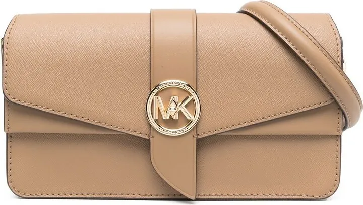 Leather Logo-Plaque Bag