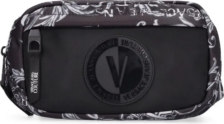 Baroque print tech belt bag