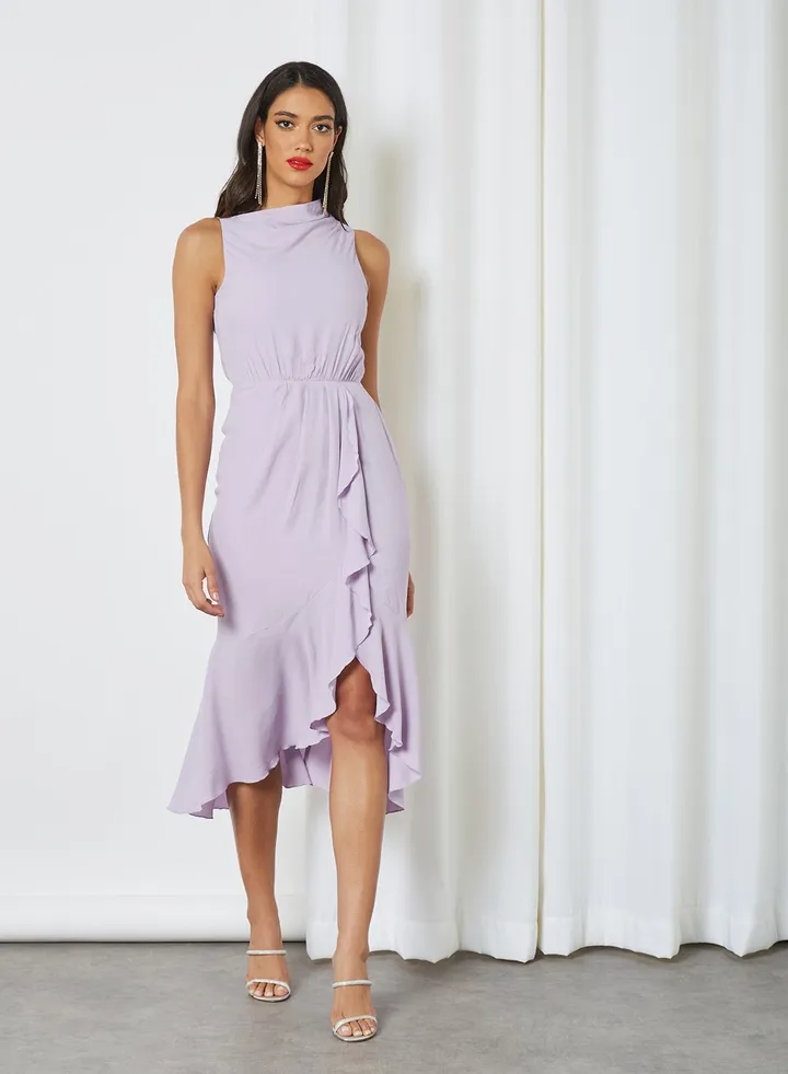 Beata Midi Dress Lilac