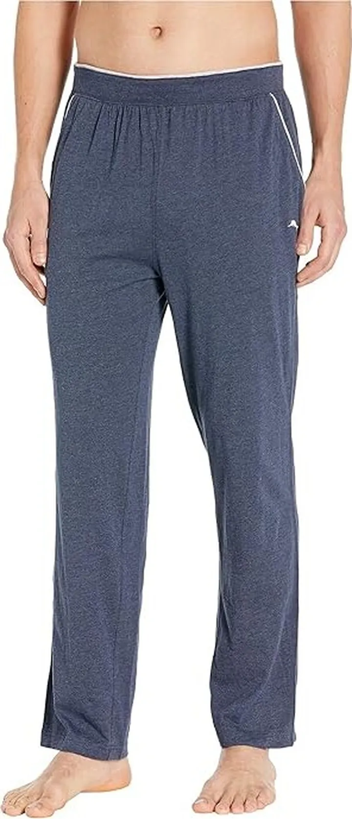 Tommy Bahama Cotton Modal Heather Lounge Pants (Navy Heather) Men's Pajama
